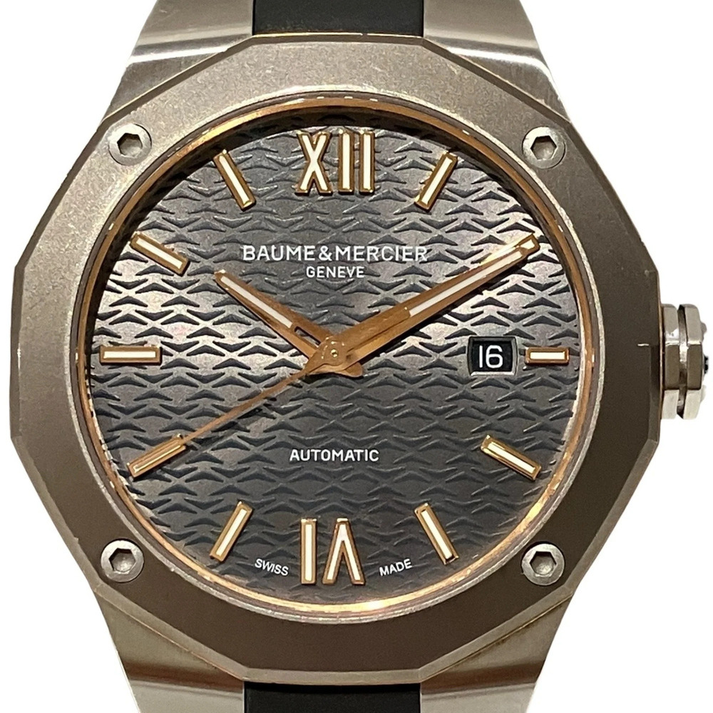 Baume & Mercier Riviera Watch, Total Weight 113.6g, Stainless Steel, Automati...